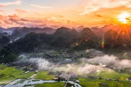 Covering a total area of 4,842.58 sq.km, the Lang Son Geopark is one of the largest of its kind in Vietnam. (Photo: VNA) 