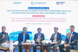 At the report announcement conference (Photo: VNA)