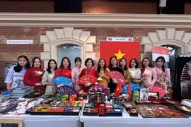 The Vietnamese booth at the fair (Photo: VNA)
