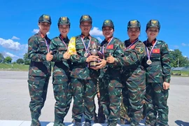 VPA shooters secure 15 gold medals at AARM-32. (Photo: qdnd.vn)