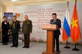 At ceremony in Russia (Photo: VNA)