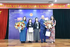 At the closing ceremony (Photo: VNA)
