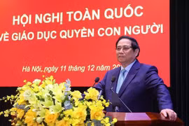 Prime Minister Pham Minh Chinh addresses the conference (Photo: VNA)