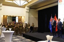 An overview of a ceremony in Canberra to mark the 80th anniversary of the Vietnam People’s Army (December 22, 1944 - 2024) (Photo: VNA)