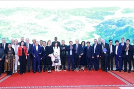 PM Pham Minh Chinh and winners of 2024 VinFuture Prize (Photo: VNA)