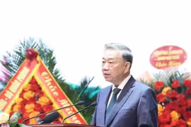 Party General Secretary To Lam speaks at the 7th patriotic emulation congress of the Vietnam War Veterans' Association (VWVA) on December 4. (Photo: VNA)