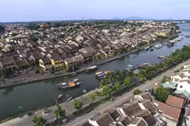 Hoi An ancient city seen from above (Photo: VNA)