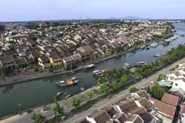 Hoi An ancient city seen from above (Photo: VNA)