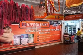 Quan Long Nippon Paint hardware store (Photo: straitstimes.com)