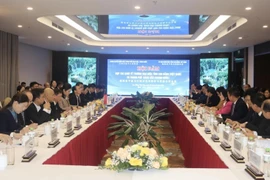 An overview of trade cooperation talks between the northern mountainous province of Cao Bang and Baise city of China’s Guangxi (Photo: VNA)