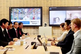 A delegation of the Ministry of Culture, Sports and Tourism and representatives of Google at the US headquarters. (Photo: Ministry of Culture, Sports and Tourism)