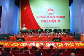 At the first working session of the congress (Photo: VNA)