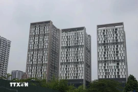 Nam Tu Liem, Bac Tu Liem, Tay Ho, and Ha Dong districts of Hanoi are home to many apartment buildings. (Photo: VNA)