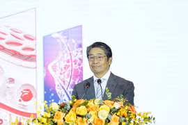 Japanese Ambassador Ito Naoki speaks at the event. (Photo: VietnamPlus)