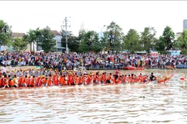 At a Ngo boat race in Soc Trang (Photo: VNA)