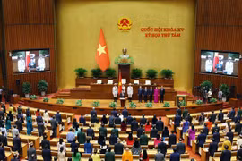 At the sworn-in ceremony (Photo: VNA)