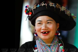 Teeth lacquering - unique custom of Lao ethnic women