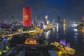 A green city by Saigon river