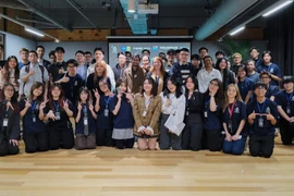 Students and speakers attend the Computer Science & Software Engineering Day - part of the “Career Compass” project at the Precinct, Fortitude Valley. (Photo: VNA broadcasts)