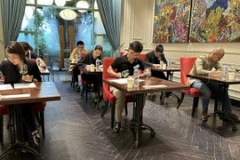 Contestants at the competition (Photo: Sai Gon Sommelier Association)