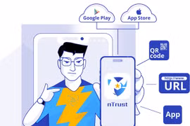 The anti-scam mobile nTrust is developed by the National Cybersecurity Association. (Photo courtesy of nTrust)