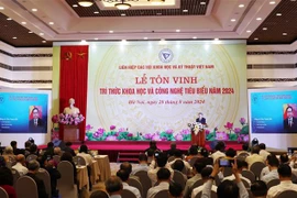 National Assembly Chairman Tran Thanh Man addresses the event (Photo: VNA)