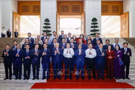 PM Pham Minh Chinh and delegates to the meeting. (Photo: VNA)