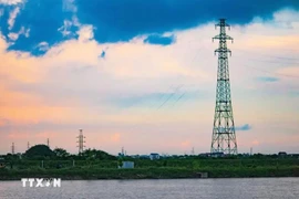 The Quang Trach – Quynh Luu Circuit-3 500kV transmission line is put into operation on August 27. (Photo: VNA)