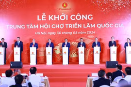 At the groundbreaking ceremony (Photo: VNA)