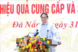 PM Pham Minh Chinh speaks at the conference. (Photo: VNA)