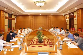 At the second meeting of the sub-committee in charge of the personnel work for the 14th National Party Congress (Photo: VNA)
