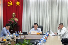 Petrovietnam General Director Le Ngoc Son chairs the online meeting on the group’s implementation of digital initiatives on Enterprise Resource Planning (ERP) system on August 2. (Photo: pvn.vn)