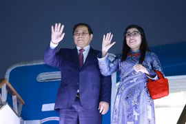 PM Pham Minh Chinh and his spouse conclude an official visit to the Republic of Korea (Photo: VNA) 