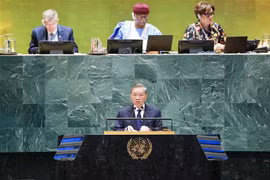 Party General Secretary and President To Lam addresses the UN Summit of the Future (Photo: VNA) 