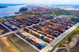 Gemalink international port in Ba Ria - Vung Tau province is the largest and most modern seaport of Vietnam (Photo: VNA)