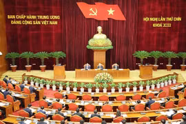 The ninth session of the 13th Party Central Committee takes place in Hanoi from May 16 to 18, 2024. (Photo: VNA)