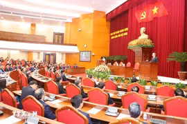 Party General Secretary and State President To Lam delivers the closing remarks at the 10th session of the 13th Party Central Committee on September 20. (Photo: VNA)
