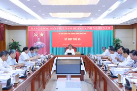 The 45th meeting of the Party Central Committee’s Inspection Commission in Hanoi on August 7 and 8 (Photo: VNA)