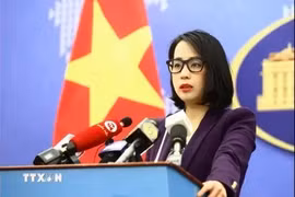 Spokeswoman of the Vietnamese Ministry of Foreign Affairs Pham Thu Hang. (Source: VNA)