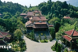 An overview of the Truc Lam Bach Ma zen monastery (Photo: VNA)