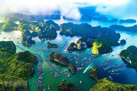 Part of Cat Ba archipelago off the coast of Hai Phong city (Photo: VNA)