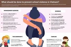 What should be done to prevent school violence in Vietnam?
