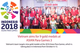 Vietnam aims for 9 gold medals at 3rd ASIAN Para Games