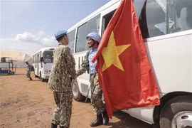 Vietnam peacekeepers arrive in South Sudan
