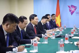 Vietnamese FM meets counterparts of ASEAN, partners in Singapore