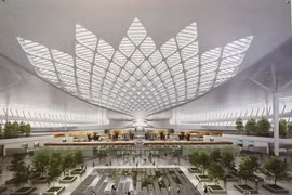 Long Thanh airport terminal designs showcased 
