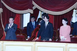 Japanese Crown Prince, Crown Princess watch new opera commemorating diplomatic ties