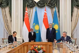 Singapore inks numerous cooperation agreements with Uzbekistan, Kazakhstan