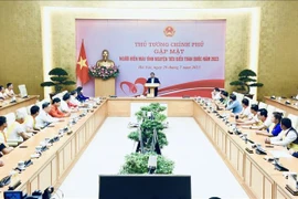 Prime Minister meets voluntary blood donors