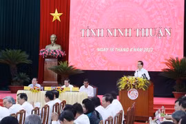 President asks Ninh Thuan to make most of potential, advantages
